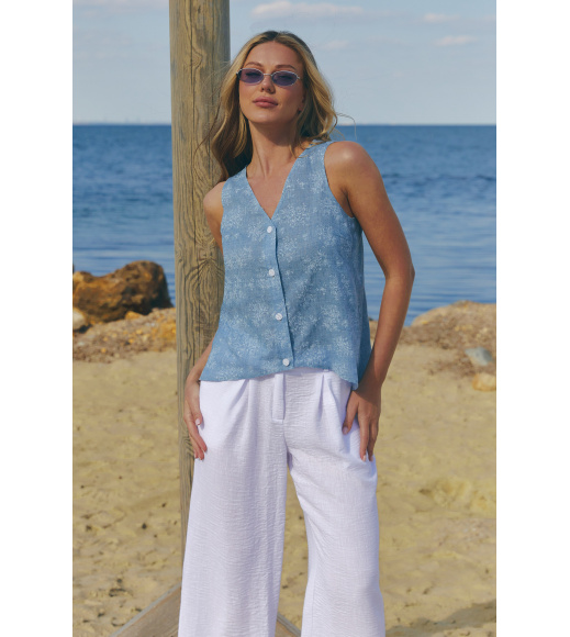 Женский комплект одежды (образ жилет + брюки) от Seventeen 289