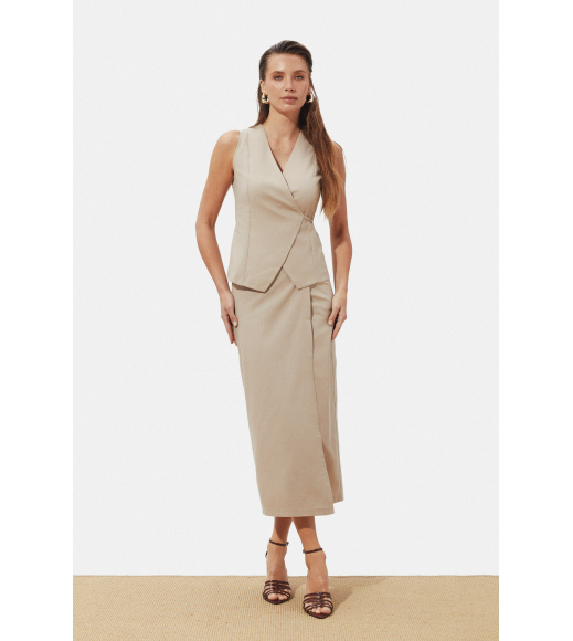 Женский комплект одежды образ (жилет + юбка) от Seventeen 265