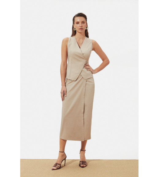 Женский комплект одежды образ (жилет + юбка) от Seventeen 265