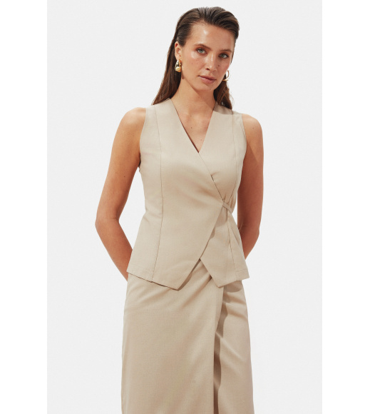 Женский комплект одежды образ (жилет + юбка) от Seventeen 265