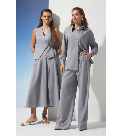 Женский комплект одежды образ (рубашка + брюки) от Seventeen 274