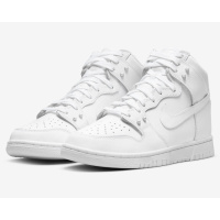 Белые кроссовки женские Nike Dunk High Pearl White (DM7607-100)