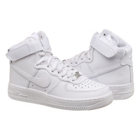 Белые кроссовки женские Nike Air Force 1 High White (DD9624-100)