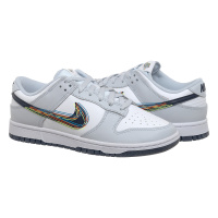 Серые кроссовки мужские Nike Dunk Low 3D Swoosh (DV6482-100)