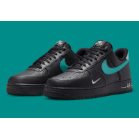 Черные кроссовки мужские Nike Air Force 1 07 (FD0654-001)