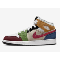 Кроссовки женские Jordan Air 1 Mid Se (Gs) (DR6957-100)