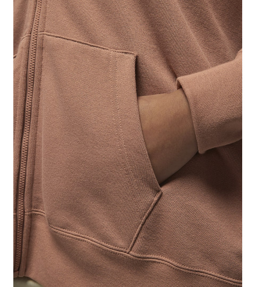 Кофта женская Jordan Flight Women's Fleece Full-Zip Hoodie (DV1393-215)