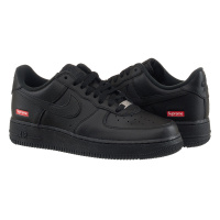 Черные кроссовки мужские Nike Air Force 1 Low Supreme (CU9225-001)