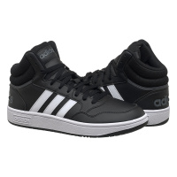 Черные кроссовки мужские Adidas Hoops 3.0 Mid Classic Vintage Shoes (GW3020)