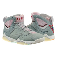 Серые кроссовки мужские Jordan 7 Retro Hare 2.0 (CT8528-002)