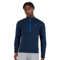 Кофта мужская Nike Sportswear Club Men's Brushed-Back 1/2-Zip Sweatshirt (DD4732-410)