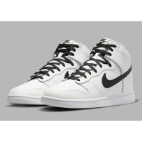 Белые кроссовки мужские Nike Dunk High Reverse Panda (DJ6189-101)