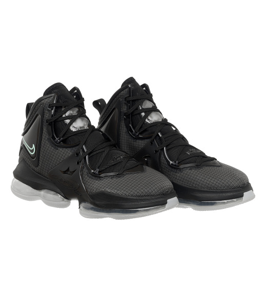 Кроссовки мужские Nike Lebron Xix Black Green Glow (CZ0203-003)