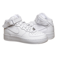 Белые кроссовки женские Nike Air Force 1 Mid Le(Gs) (DH2933-111)