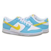 Голубые кроссовки женские Nike Dunk Low Next Nature Homer Simpson (Gs) (DX3382-400)