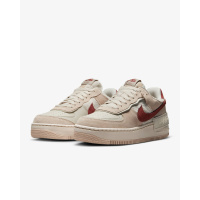 Бежевые кроссовки женские Nike Air Force 1 Shadow (DZ4705-200)