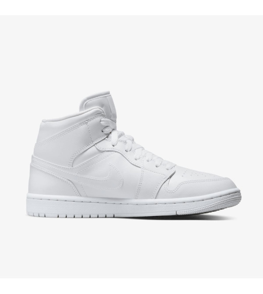 Белые кроссовки женские Nike Wmns Air Jordan 1 Mid (DV0991-111)