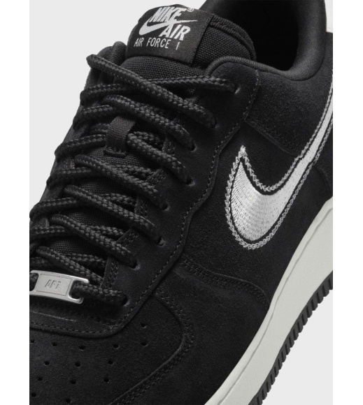 Черные кроссовки мужские Nike Air Force 1 07 Lv8 (HJ4465-001)