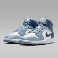 Кроссовки женские Jordan 1 Mid Shoes 'Diffused Blue' (BQ6472-140)