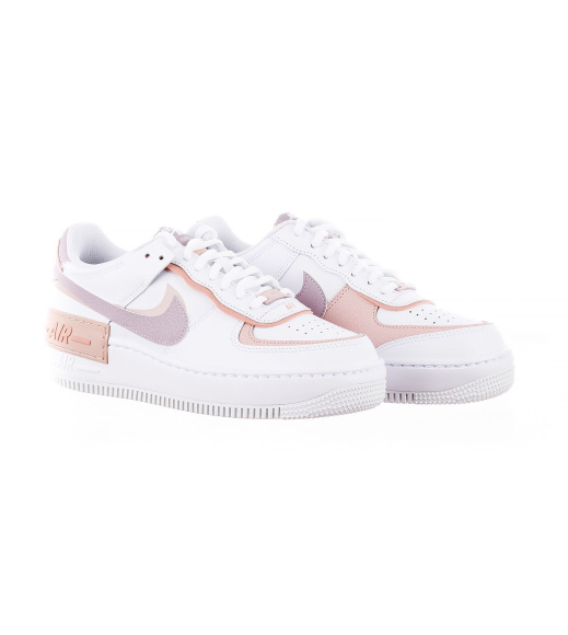 Белые кроссовки женские Nike W Air Force 1 Shadow White (CI0919-113)
