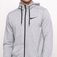 Бомбер мужской Nike M Dry Hoodie Fz Fleece (CJ4317-063)