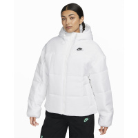 Куртка женская Nike Sportswear Classic Puffer Therma-Fit Loose Hooded Jacket (FB7672-100)