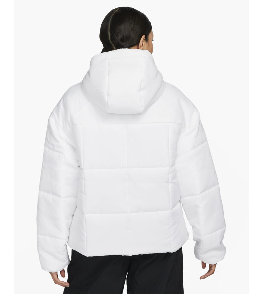 Куртка жіноча Nike Sportswear Classic Puffer Therma-Fit Loose Hooded Jacket (FB7672-100)