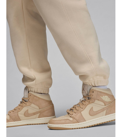 Спортивные штаны женские Jordan Brooklyn Fleece Beige (FV7077-203)