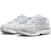 Серые кроссовки женские Nike P-6000 Summit White Pure Platinum (FV6603-101)