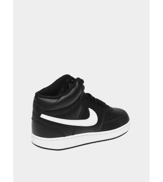 Черные кроссовки женские Nike Wmns Court Vision Mid (CD5436-001)