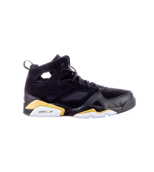 Черные кроссовки мужские Jordan Flight Club 91 Black Llic Gold (DC7329-007)