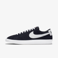 Черные кроссовки мужские NIKE BLAZER LOW PRM VNTG SUEDE 538402-004