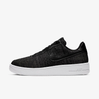 Серые кроссовки мужские NIKE AIR FORCE 1 FLYKNIT 2.0 CI0051-001