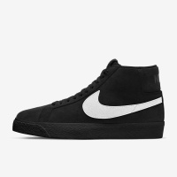 Черные кроссовки мужские NIKE SB ZOOM BLAZER MID 864349-007