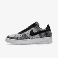 Серые кроссовки мужские NIKE AIR FORCE 1 FLYKNIT 2.0 AV3042-001