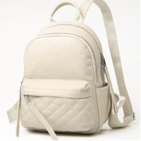 Жіночий шкіряний наплічник міський 35х26х17, рюкзак з натуральної шкіри, білий Жіночий шкіряний наплічник міський 35х26х17, рюкзак з натуральної шкіри, білий