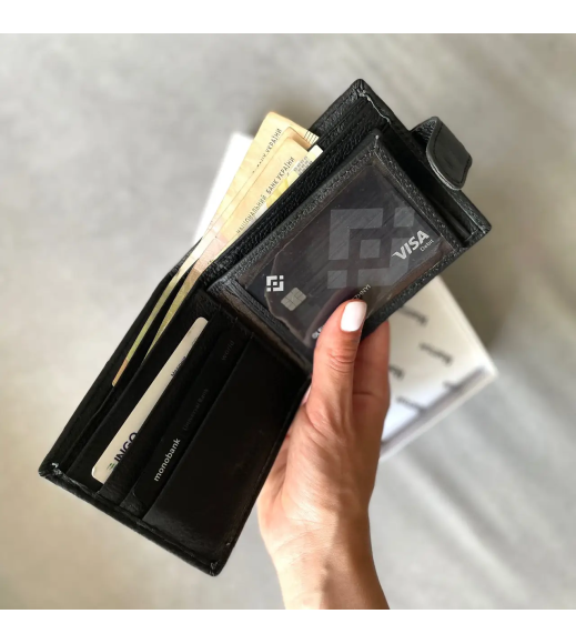 Мужской портмоне из натуральной кожи