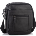 Мужская барсетка 18х21х7, сумка кожаная планшетка через плечо Tiding Bag SK N5386 черная