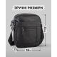 Мужская барсетка 18х21х7, сумка кожаная планшетка через плечо Tiding Bag SK N5386 черная