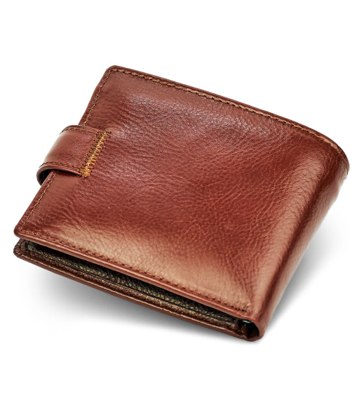Мужской портмоне из натуральной кожи ST Leather B104 Коричневый