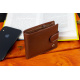 Мужской портмоне из натуральной кожи ST Leather B104 Коричневый