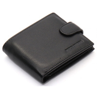 Черный классический портмоне из натуральной кожи Marco Coverna MC-2003-1