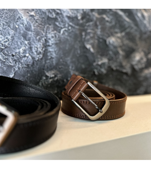 Мужской кожаный ремень