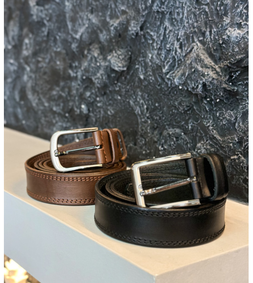 Мужской кожаный ремень