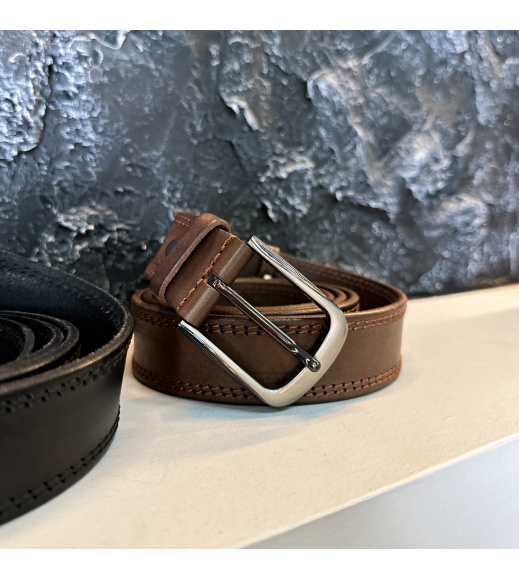 Мужской кожаный ремень
