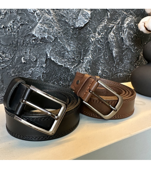 Мужской кожаный ремень