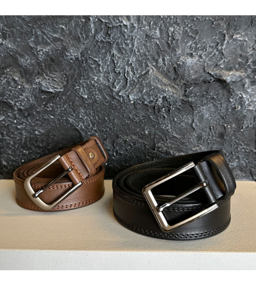 Мужской кожаный ремень