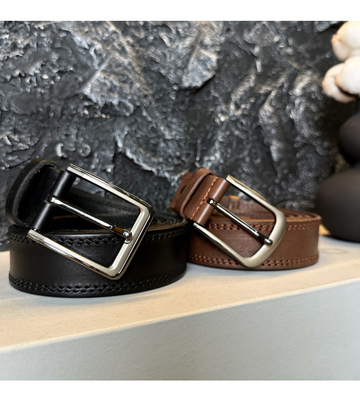 Мужской кожаный ремень