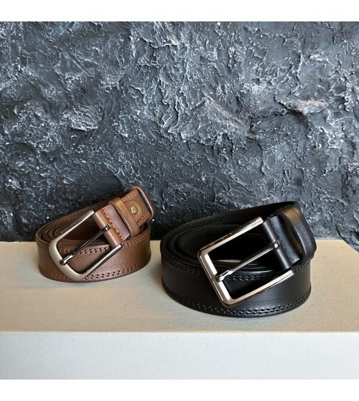 Мужской кожаный ремень