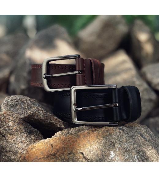 Мужской кожаный ремень